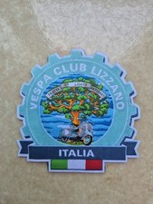 Vespa club toppa patch (No Placca Plakette Plaque Piaggio) Rara  B