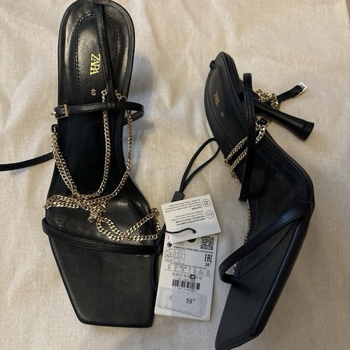 Zara tacchi pelle - zara, in