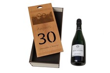 Scatola di legno per vino personalizzata per regalo di Natale