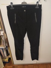 Pantaloni velluto donna neri