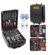 VALIGIA CASSETTA ATTREZZI DA LAVORO KIT UTENSILI 849 PEZZI COMPLETA DI TROLLEY