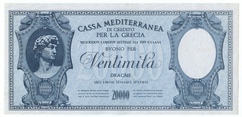 20000 dracme cassa - 20000,