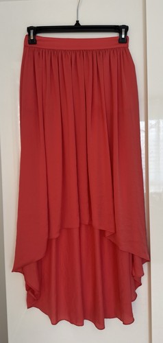 Jupe longue corail - zara, taille