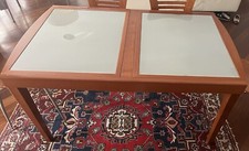 tavolo allungabile legno E Vetro
