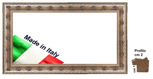 Cornice argento invecchiato - cornice,