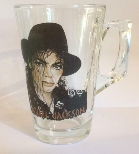 Michael jackson glass mug - michael,