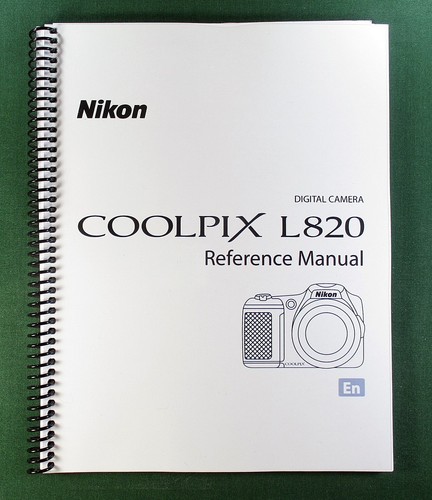 Nikon l820 reference manual - l820,