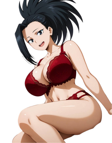 Adesivo momo hero academia - momo,