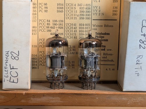 Matched telefunken ecf82 - matched,