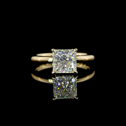 Anello fidanzamento oro - anello, di