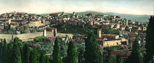 Perugia panorama da - :,