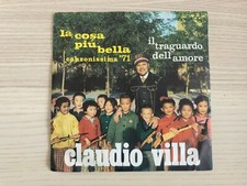 Claudio Villa _ La Cosa Più Bella _ Disco Vinile 45giri 7" _ 1971 Cetra