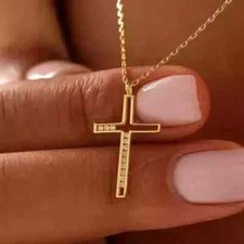 Ciondolo Croce Diamante 1,09