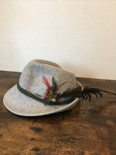 EHG Fedora in feltro grigio