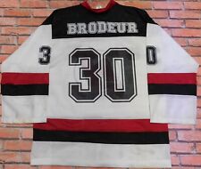 MAGLIA SHIRT TRIKOT ICE HOCKEY GHIACCIO NHL NEW JERSEY DEVILS BRODEUR 30 tg. M