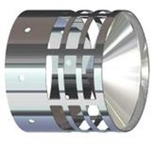 Terminale griglia inox da 80