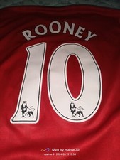 ROONEY MANCHESTER UNITED 2010 11 MAGLIA CALCIO