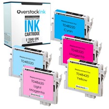 5 pezzi cartuccia inchiostro compatibile OSI Epson 48 colori per foto stilo R200 R220 R300