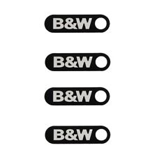 B&W DM12 DM14 distintivo logo