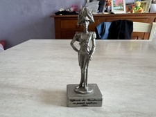 Statuina in peltro Ufficiale Carabiniere in grande uniforme 1940 vintage