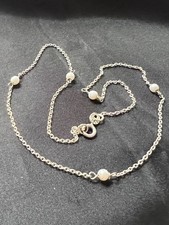 Collana stazione perle argento