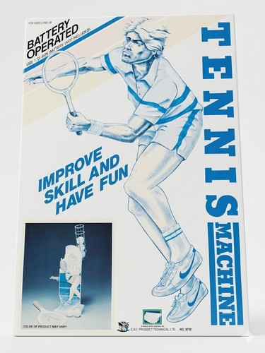 Tennis machine training system - machine,