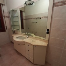 Mobile Bagno  Lavabo e Specchio, Top Marmo