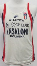 ANSALONI BOLOGNA NIKE MAGLIA SHIRT JERSEY ATLETICA RUNNING CORSA VINTAGE ITALIA