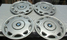 BMW SERIE 3 E36  kit 4 Coppe Copricerchi Ruota Cerchio 15" ORIGINALI USATI