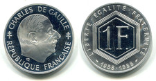 1 Franco Francia 1988 Proof