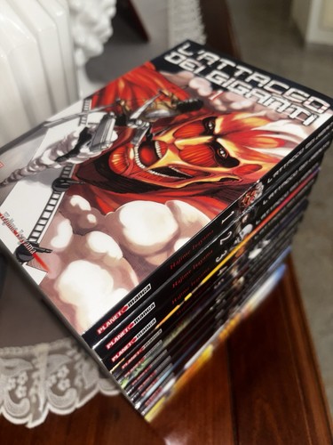 Lotto manga attacco dei - manga,