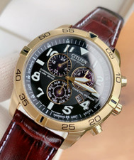 Orologio cronografo calendario perpetuo Citizen Eco-Drive come nuovo con scatola