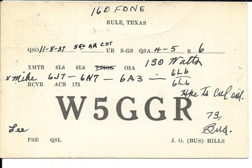 Scheda radio qsl - radio, rule