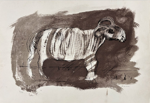 Bruno cassinari litografia - bruno,