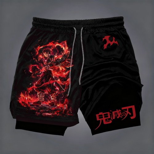 Men demon slayer gym anime - men's,