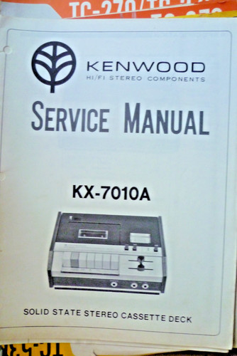 Kenwood 7010a cassette - kenwood,