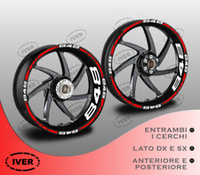 Motorcycle rim stickers