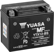 Batteria moto Yuasa YTX12-BS per Piaggio Vespa GTV 125 4T Navy (Euro 3) 125