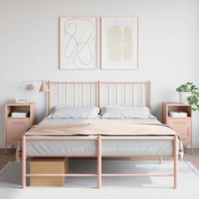 Comodini 2pz Rosa 36x39x68cm