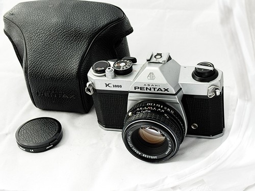 Pentax k1000 fotocamera - pentax,
