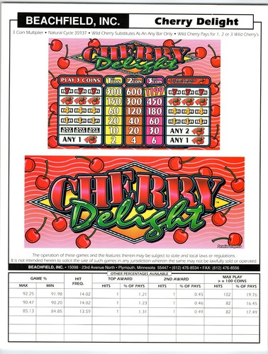 Cherry delight slot machine - cherry,