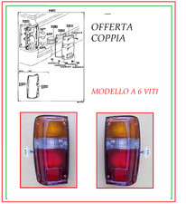2 X FARI FANALI POSTERIORI PER TOYOTA HILUX RN55 LN65 84 88 STOP FANALINI COMPLE