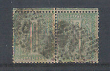 1863 - LOTTO/REG14LUG - REGNO- 1c. VERDE - LONDRA - COPPIA USATI