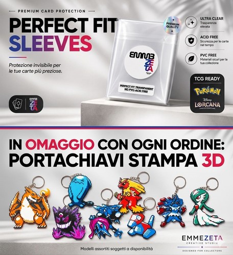 100 bustine card sleeves - 100,