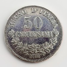 Italia - 50 Centesimi 1863