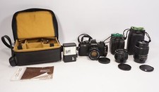 Vintage Cosina CT-10 Appareil Photo Reflex Revuenon 1:2.8 F=135mm 1:2 50mm