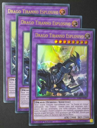 Set drago tiranno esplosivo - 3x,