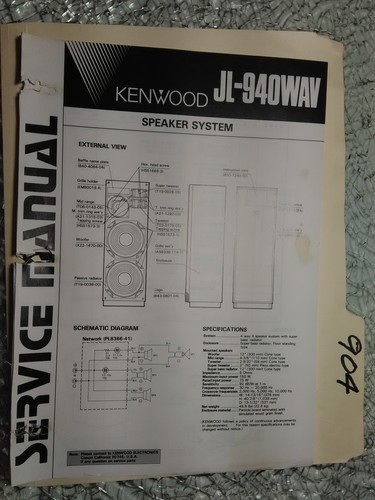 Kenwood 940wav manuale - kenwood,