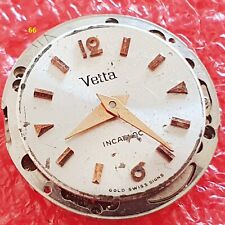 Movimento Vetta dial 15 mm cal ETA 2512 512 21600 bilancere OK vintage for parts