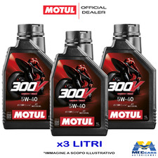 3 LITRI MOTUL 300V 5W40 FACTORY LINE ROAD RACING 100% SINTETICO MOTO OLIO MOTORE